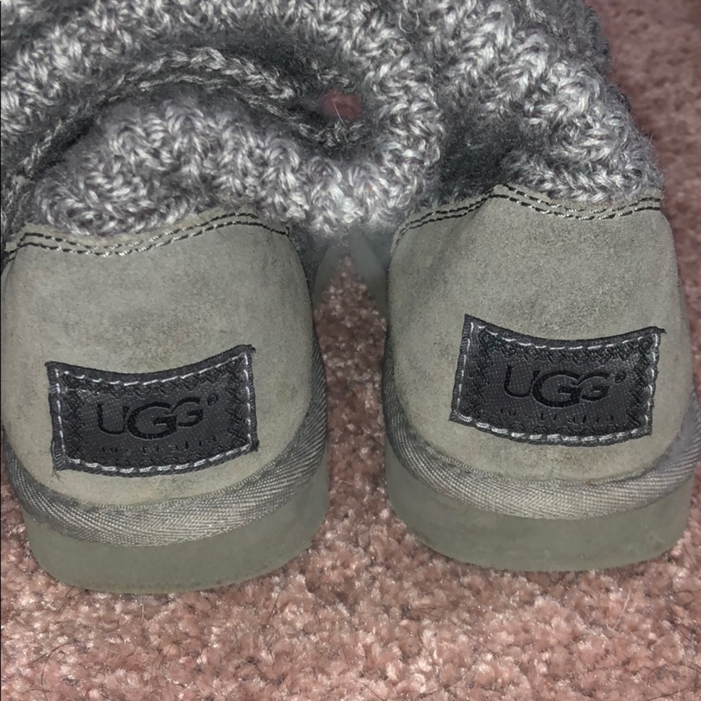 Knit Gray Uggs - image 2